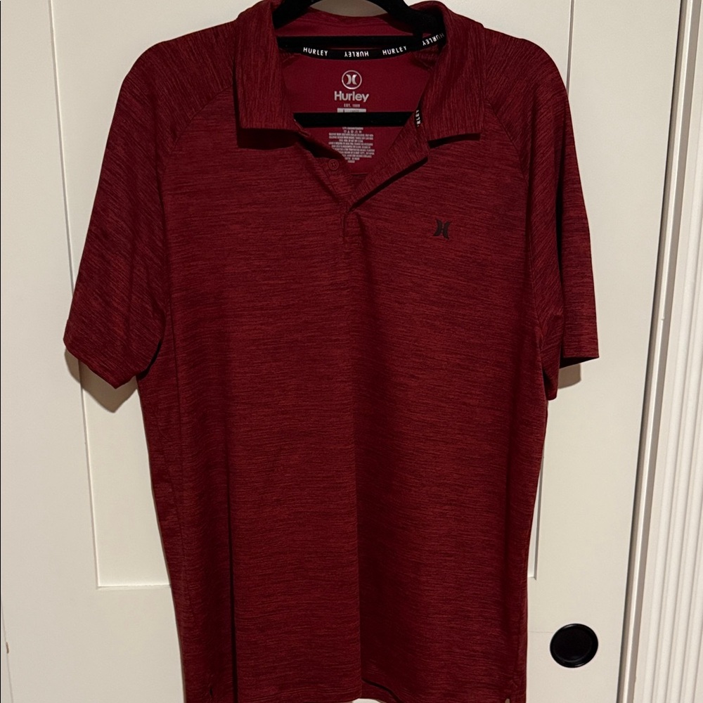 Hurley Men’s Polo Size Large